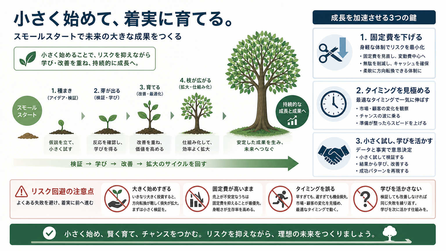 独立開業の準備で失敗しないための注意点