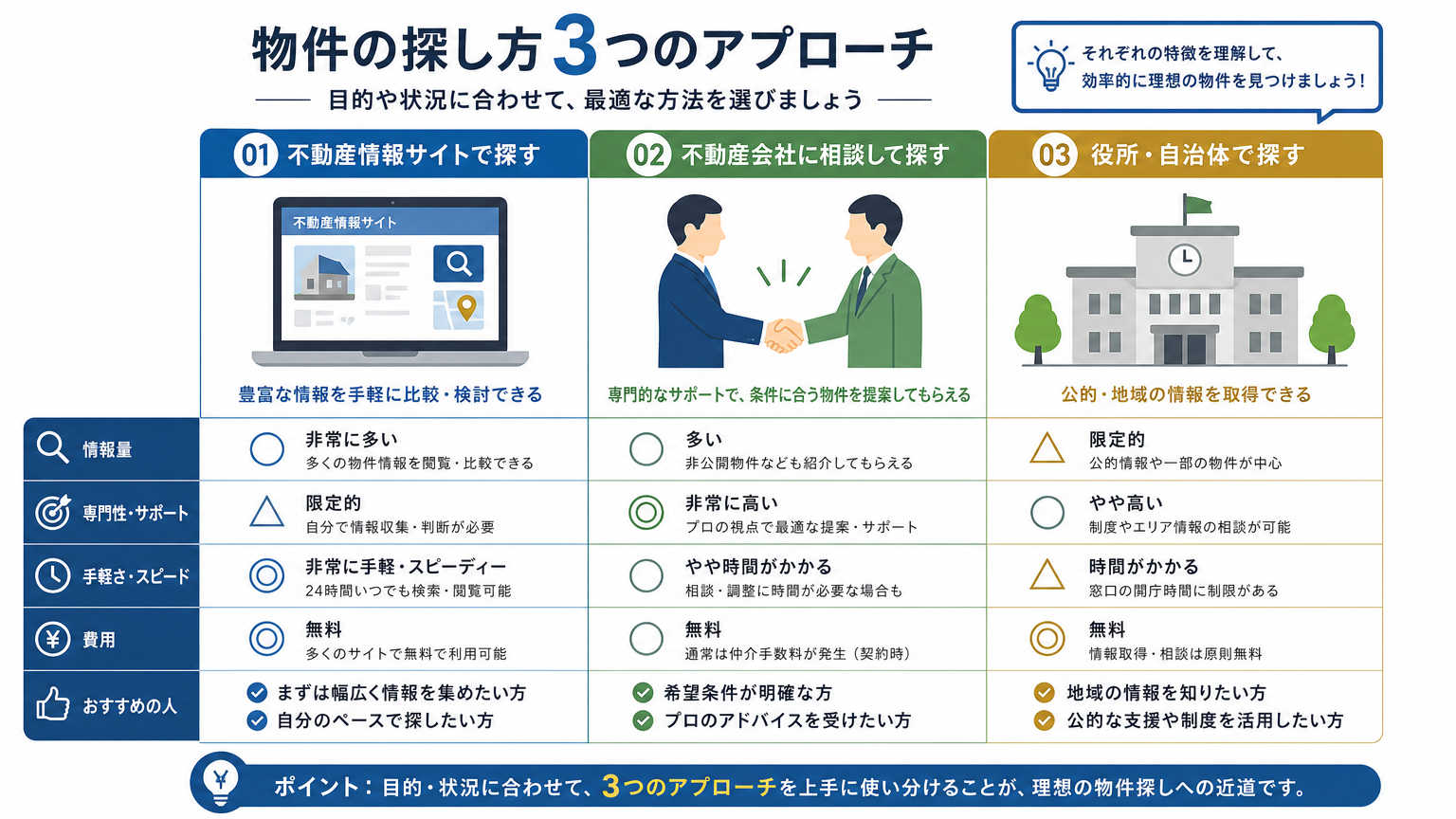 事務所物件の探し方の具体的な方法